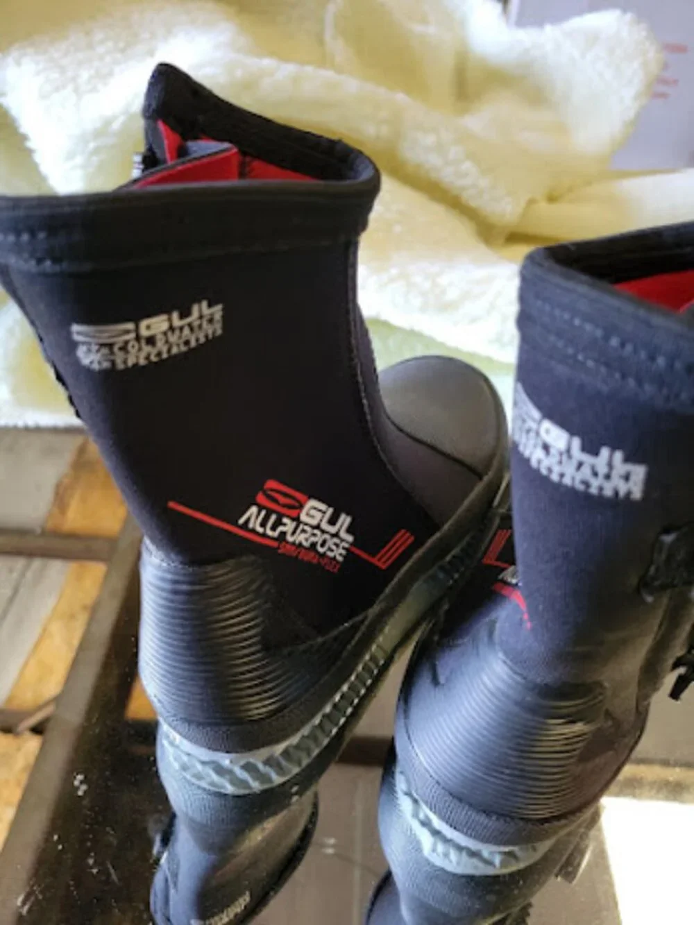 Gul Aquatech All Purpose Boots EU 39 Black Waterproof Marine Sailing Deck Boots